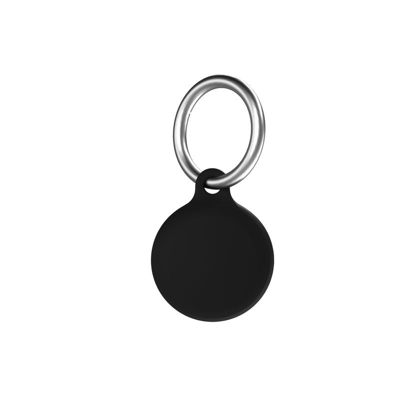 Breloc NEXT ONE pentru AirTag Silicon, Negru - iSTYLE RO