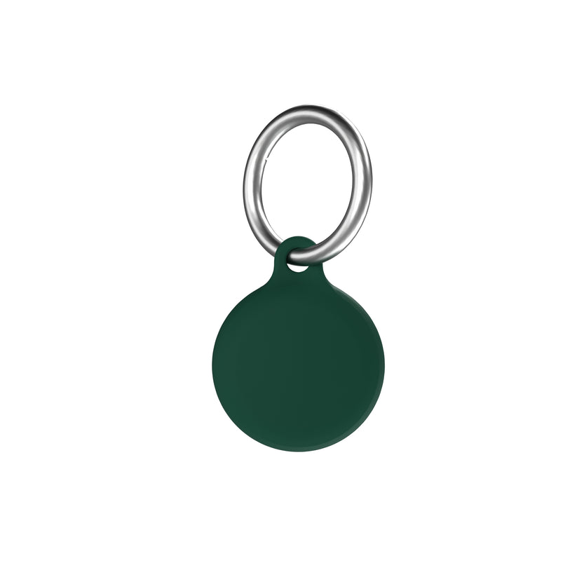 Breloc NEXT ONE pentru AirTag Silicon, Verde inchis - iSTYLE RO