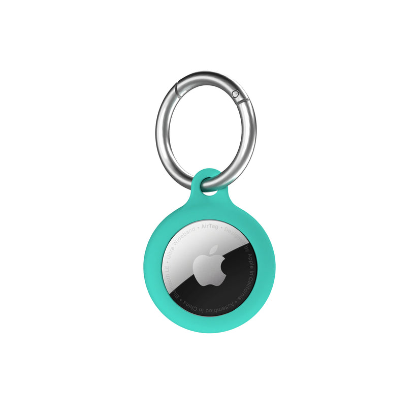 Breloc NEXT ONE pentru AirTag Silicon, Verde deschis - iSTYLE RO