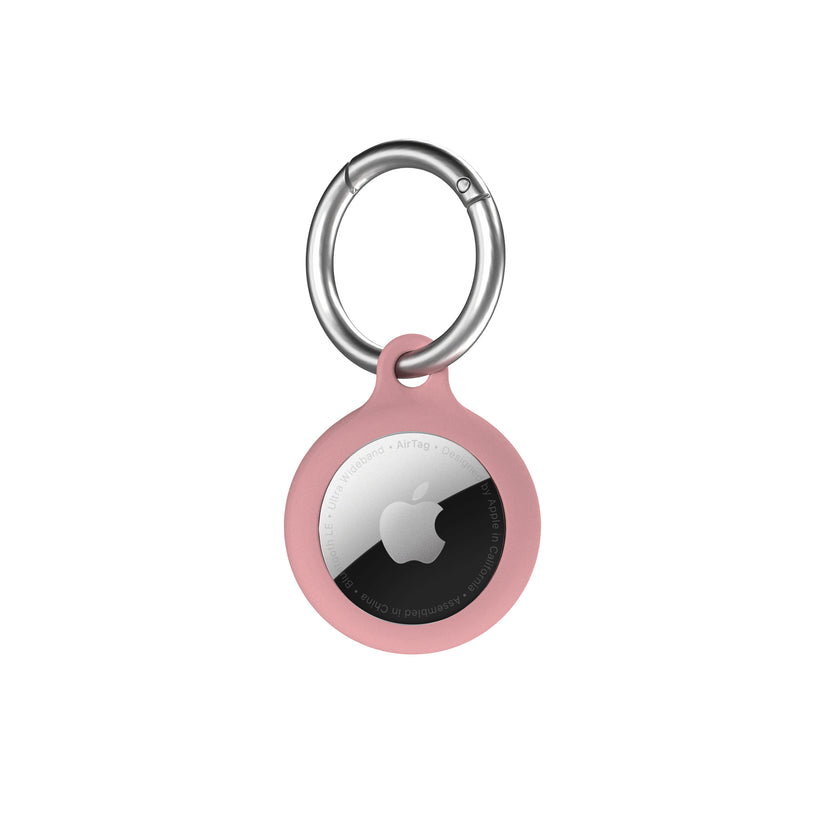 Breloc NEXT ONE pentru AirTag Silicon, Roz - iSTYLE RO