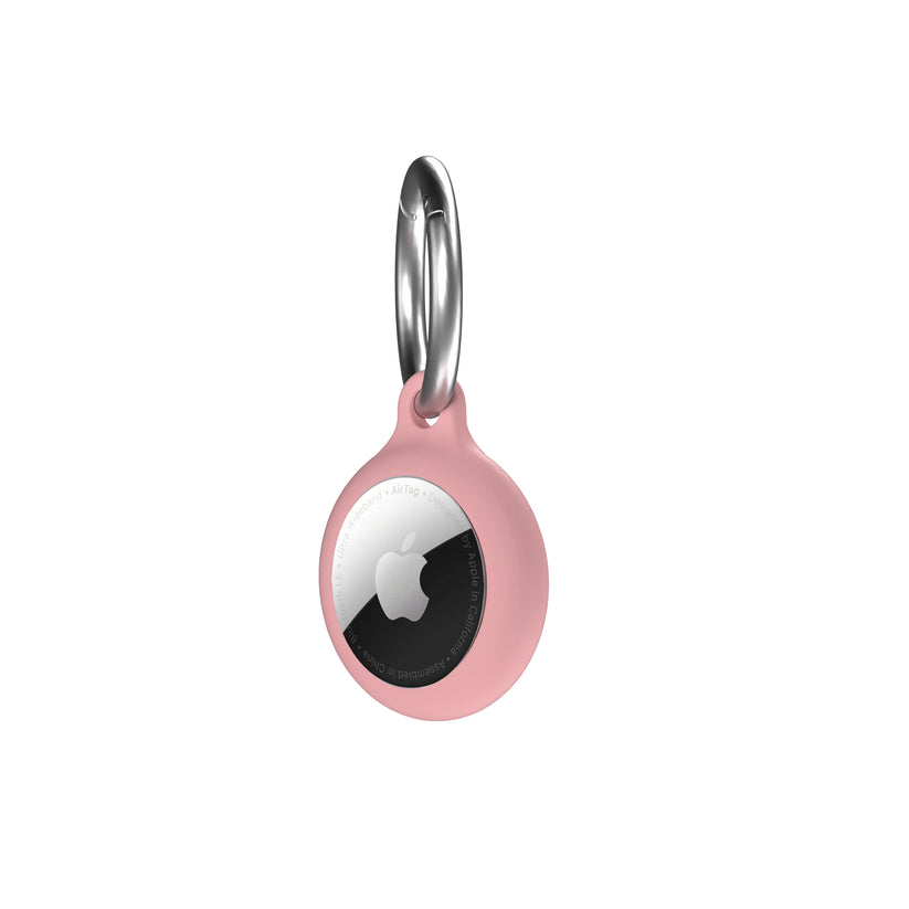 Breloc NEXT ONE pentru AirTag Silicon, Roz - iSTYLE RO