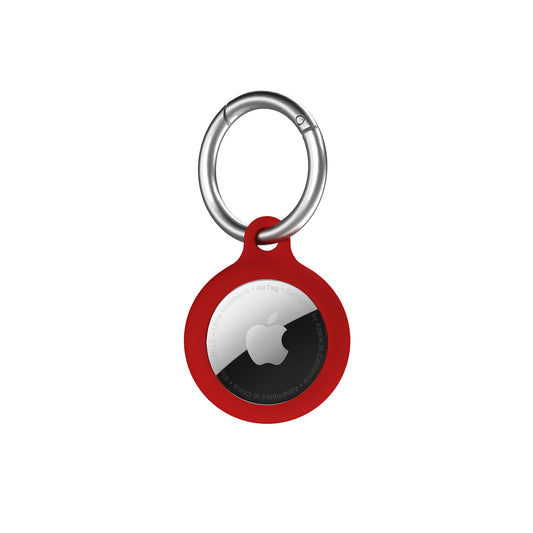 Breloc NEXT ONE pentru AirTag Silicon, Rosu - iSTYLE RO