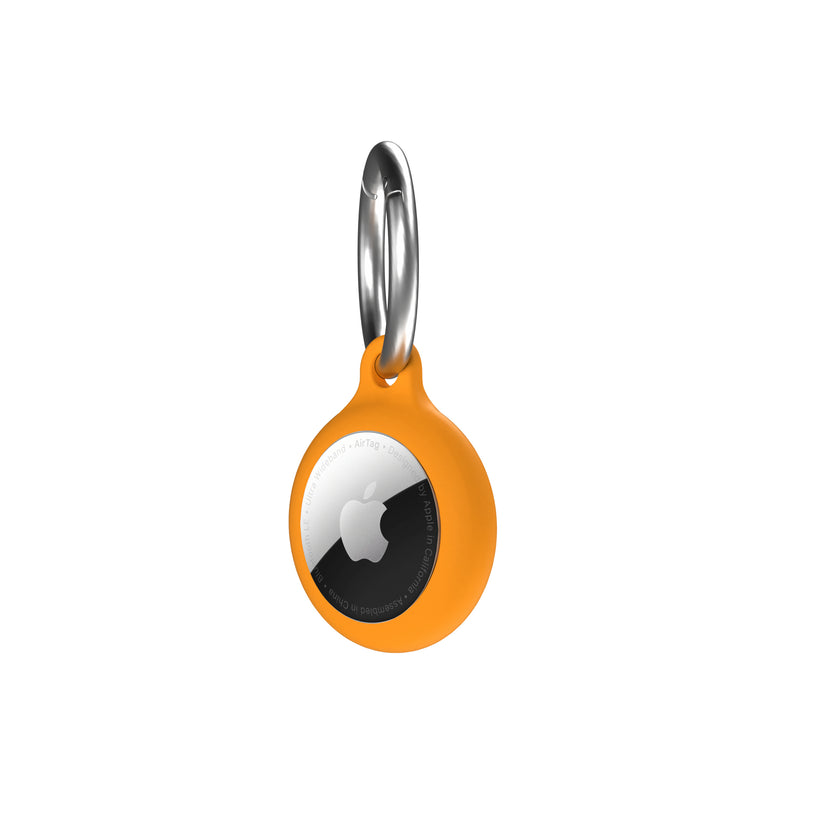 Breloc NEXT ONE pentru AirTag Silicon, Portocaliu - iSTYLE RO
