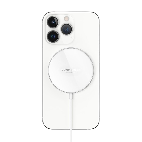 Incarcator Vonmählen Aura Mini MagSafe, Alb - iSTYLE RO