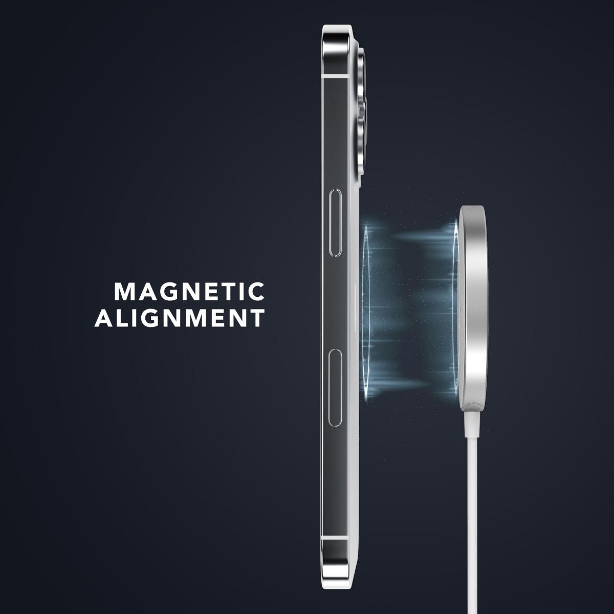 Incarcator Vonmählen Aura Mini MagSafe, Alb - iSTYLE RO