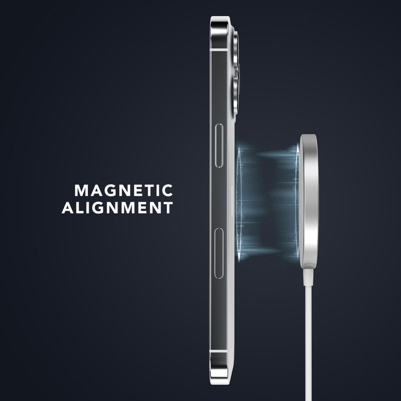 Incarcator Vonmählen Aura Mini MagSafe, Alb - iSTYLE RO