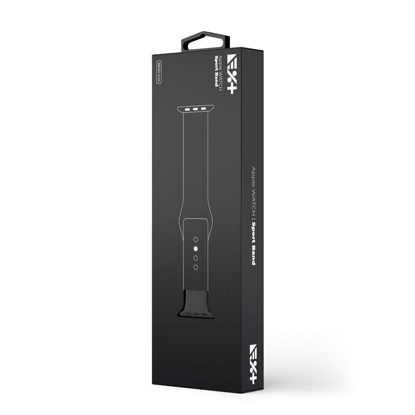 Curea NEXT ONE pentru Apple Watch 38/40mm, Silicon, Negru - iSTYLE RO