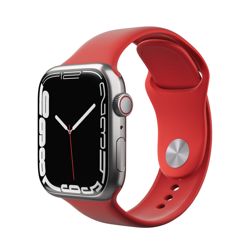 Curea NEXT ONE pentru Apple Watch 38/40mm, Silicon, Rosu - iSTYLE RO