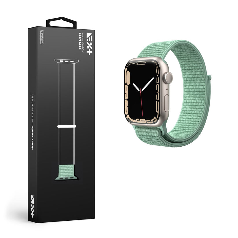 Curea NEXT ONE pentru Apple Watch 42/44mm Sport Loop, Marine Green - iSTYLE RO