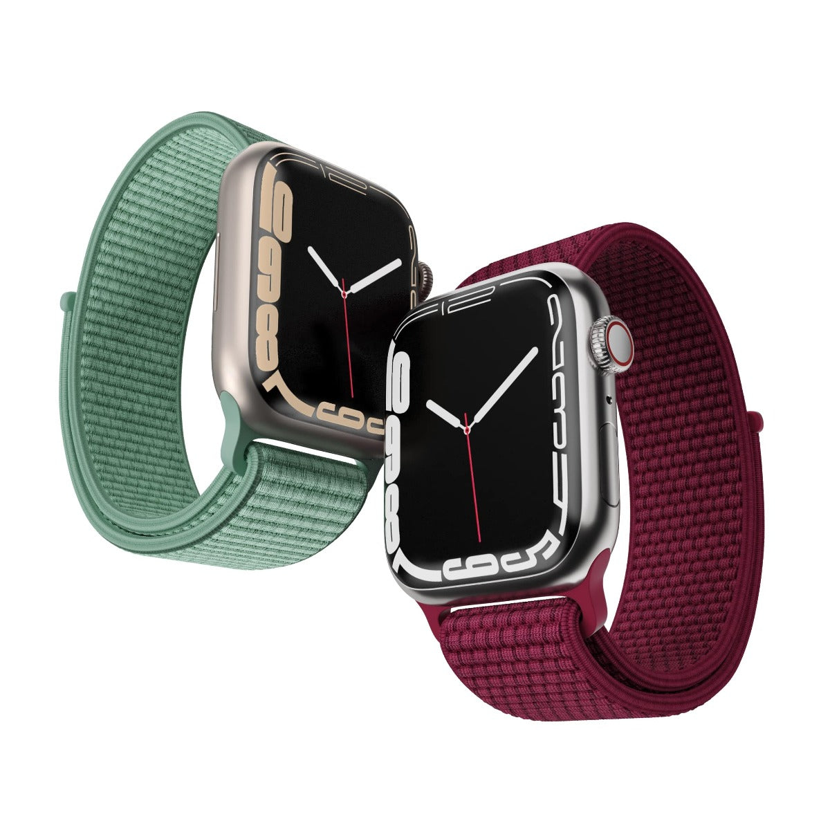 Curea NEXT ONE pentru Apple Watch 42/44mm Sport Loop, Marine Green - iSTYLE RO