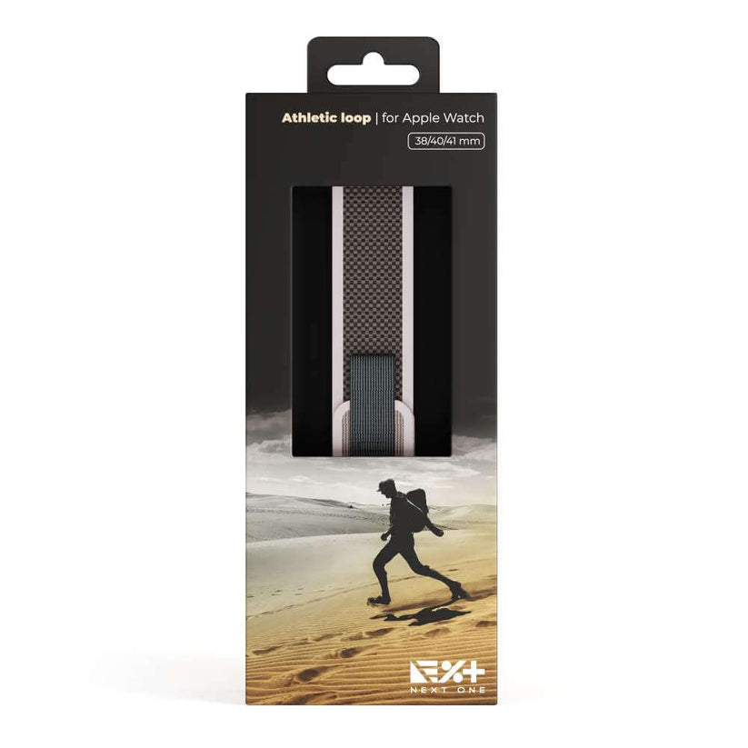 Curea NEXT ONE Athletic Loop pentru Apple Watch 41mm, Pink Sand - iSTYLE RO