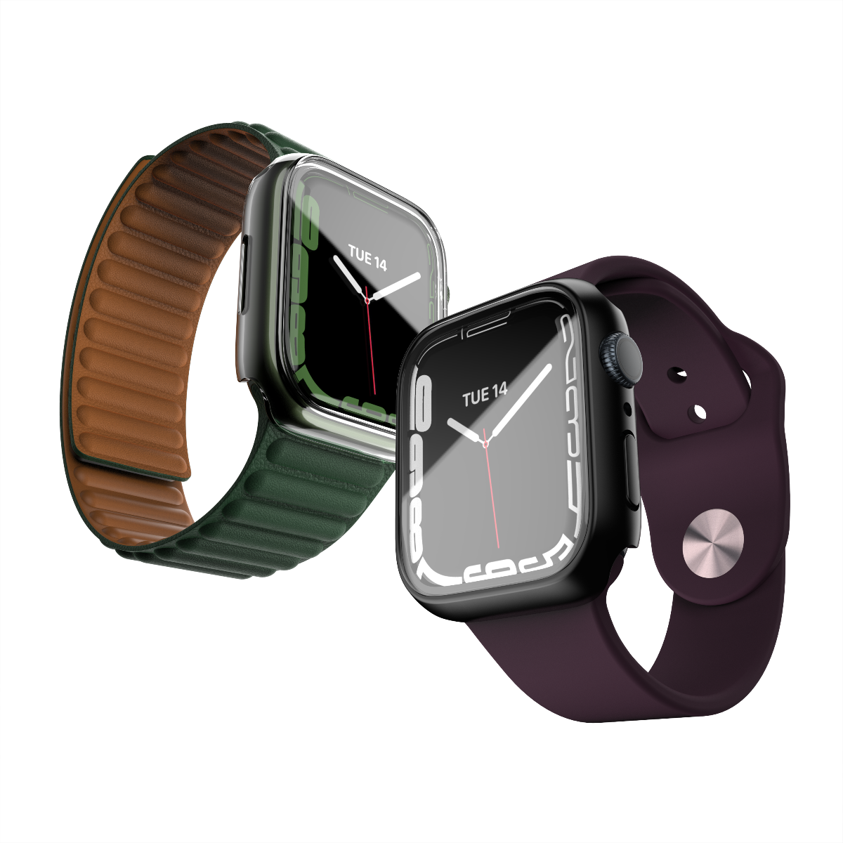 Husa de protectie NEXT ONE pentru Apple Watch 41mm, Negru - iSTYLE RO