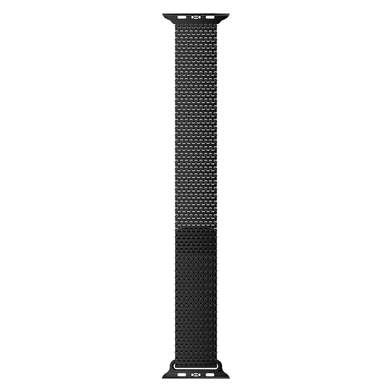 Curea metalica MESH NEXT ONE pentru Apple Watch 41/40/38 mm, Negru - iSTYLE RO