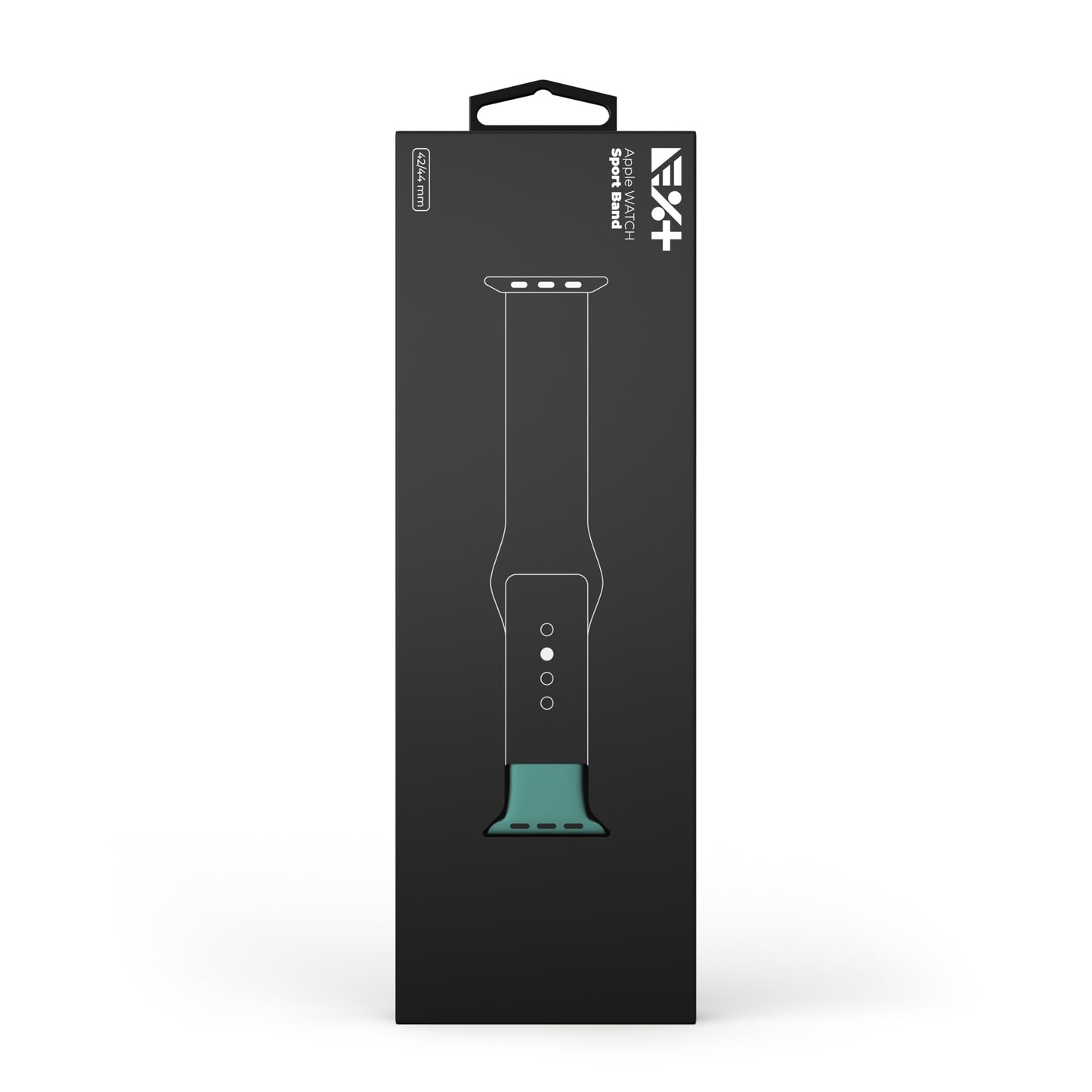 Curea NEXT ONE pentru Apple Watch 42/44mm, Silicon, Verde - iSTYLE RO