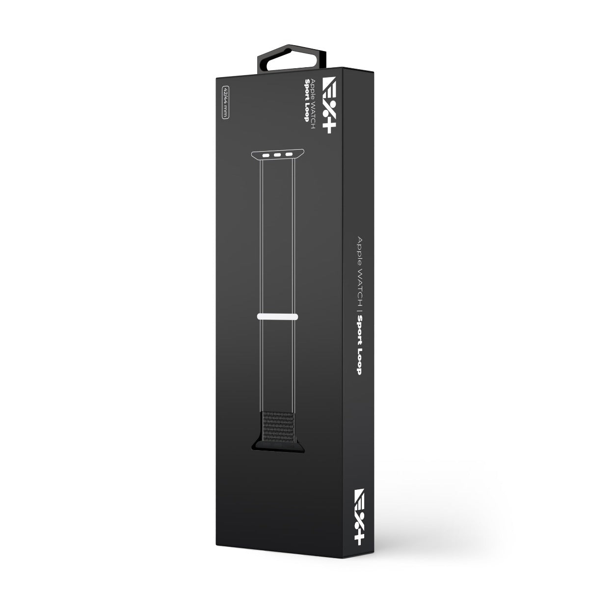 Curea NEXT ONE pentru Apple Watch 42/44mm Sport Loop, Negru - iSTYLE RO