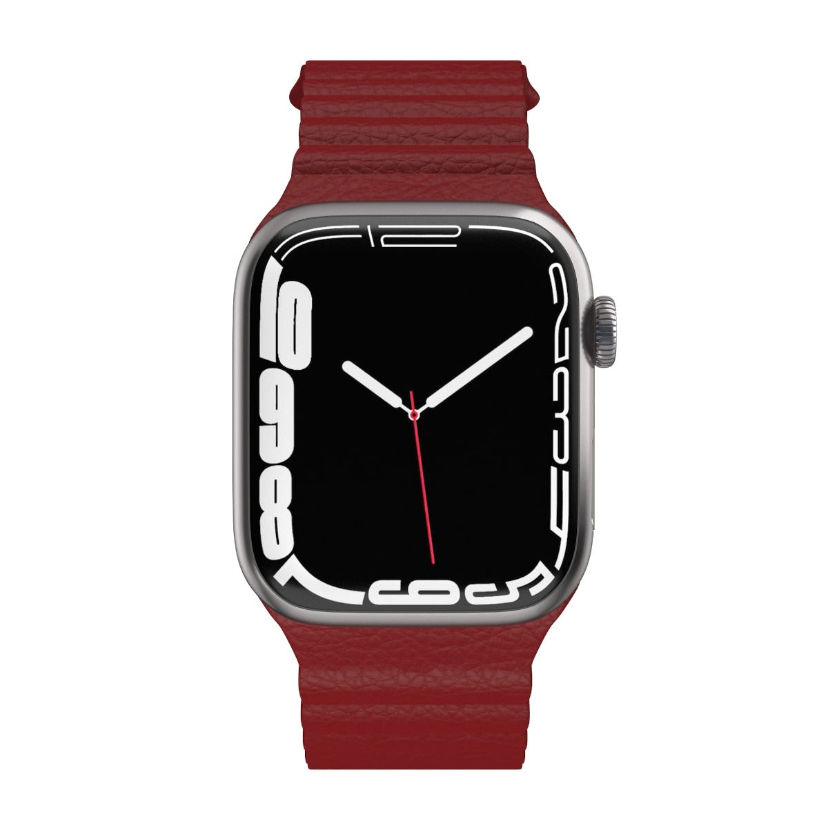 Curea NEXT ONE Leather Loop pentru Apple Watch 42-44mm, Claret - iSTYLE RO