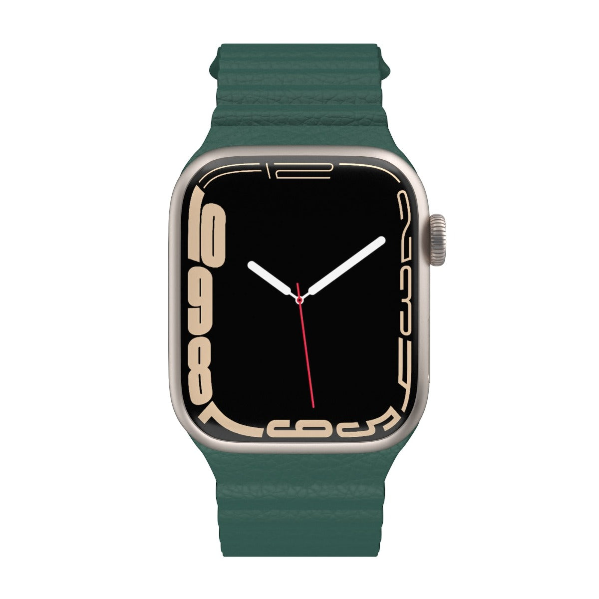 Curea NEXT ONE Leather Loop pentru Apple Watch 42-44mm, Leaf Green - iSTYLE RO