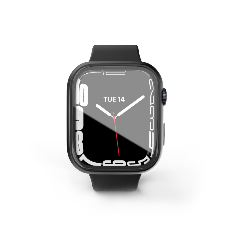 Husa de protectie NEXT ONE pentru Apple Watch 45mm, Negru - iSTYLE RO