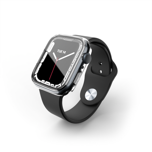 Husa de protectie NEXT ONE pentru Apple Watch 45mm, Transparent - iSTYLE RO