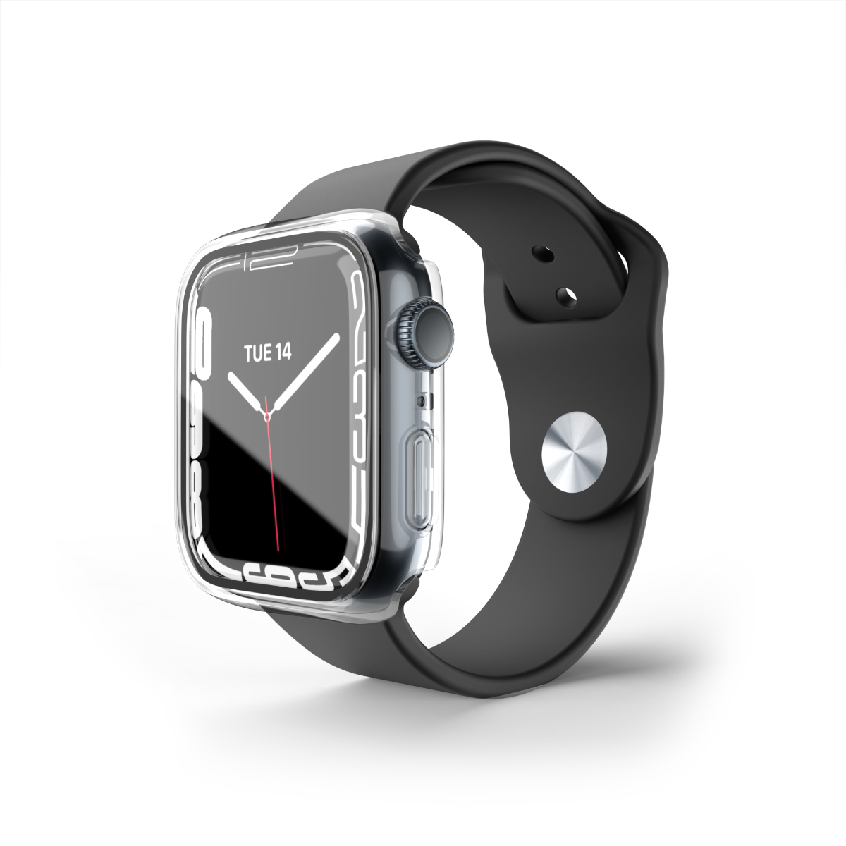 Husa de protectie NEXT ONE pentru Apple Watch 45mm, Transparent - iSTYLE RO