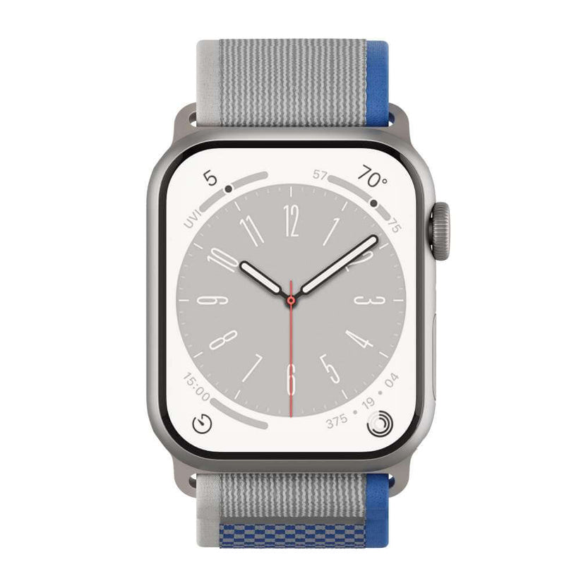 Curea NEXT ONE Athletic Loop pentru Apple Watch 45/49mm, Silver - iSTYLE RO