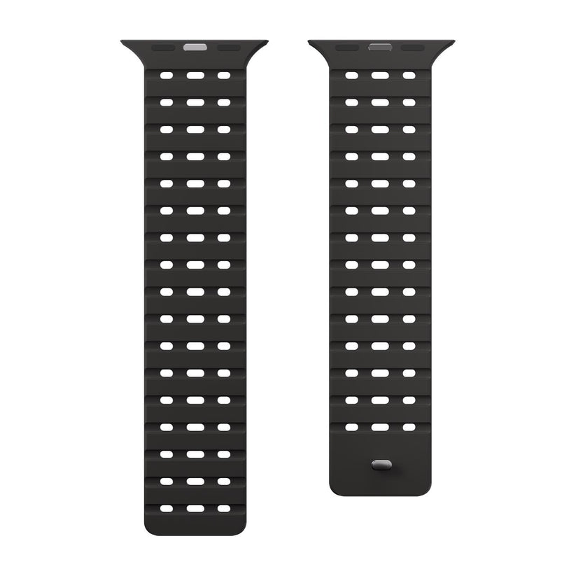 Curea NEXT ONE pentru Apple Watch 46/49 mm, Silicon, Negru - iSTYLE RO