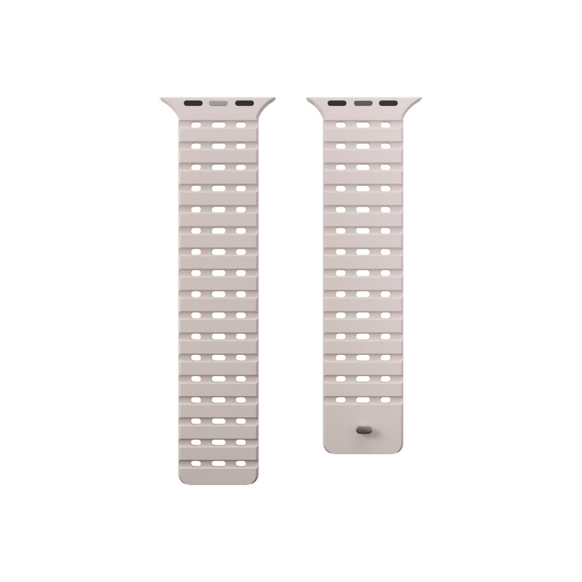 Curea NEXT ONE pentru Apple Watch 46/49 mm, Silicon, Roz - iSTYLE RO