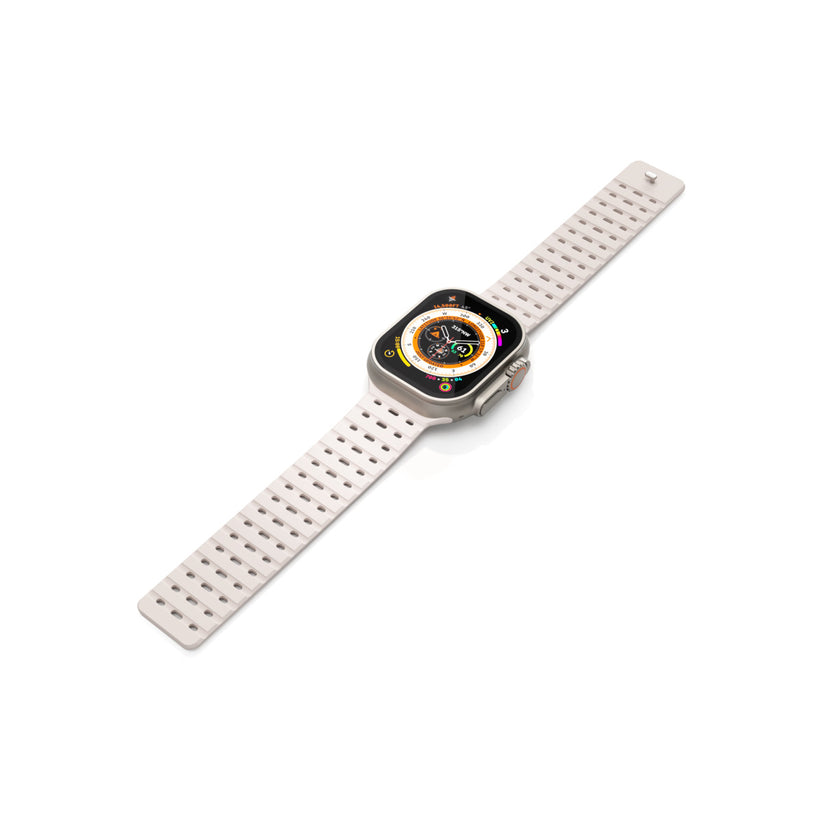 Curea NEXT ONE pentru Apple Watch 46/49 mm, Silicon, Roz - iSTYLE RO