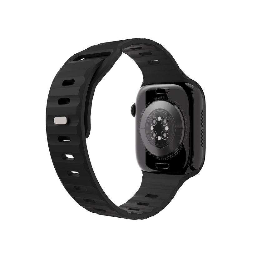 Curea NEXT ONE ACTIVE pentru Apple Watch 40/42mm, Silicon, Negru - iSTYLE RO