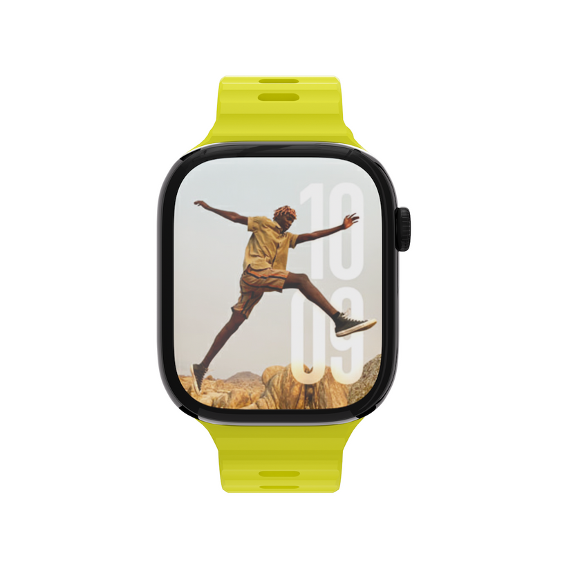 Curea NEXT ONE ACTIVE pentru Apple Watch 40/42mm, Silicon, Fluorescent - iSTYLE RO