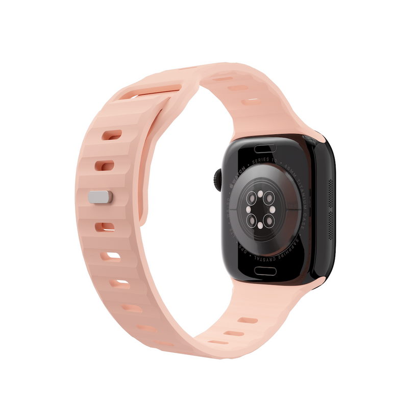 Curea NEXT ONE ACTIVE pentru Apple Watch 40/42mm, Silicon, Roz - iSTYLE RO