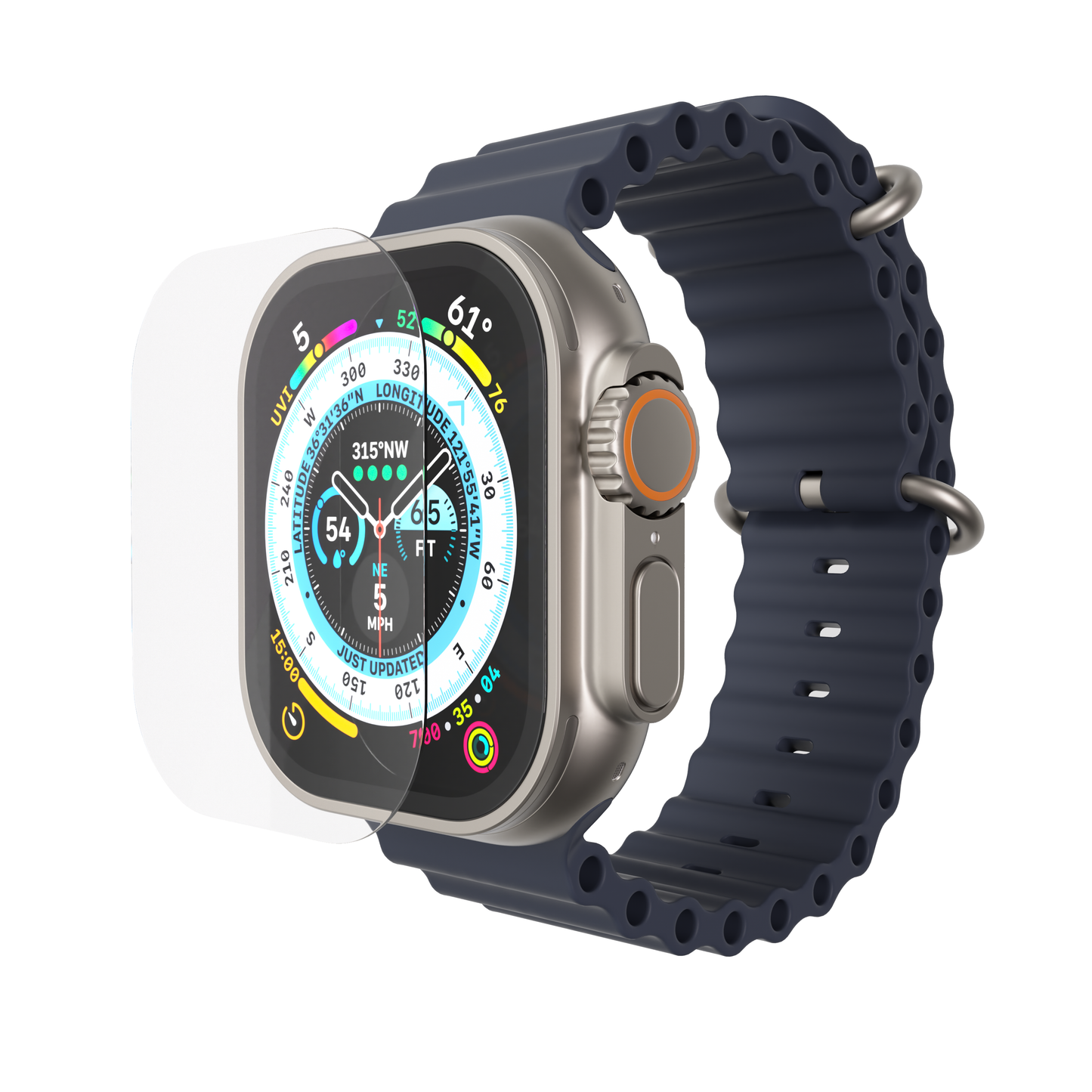 Folie de protectie NEXT ONE pentru Apple Watch Ultra 49mm - iSTYLE RO