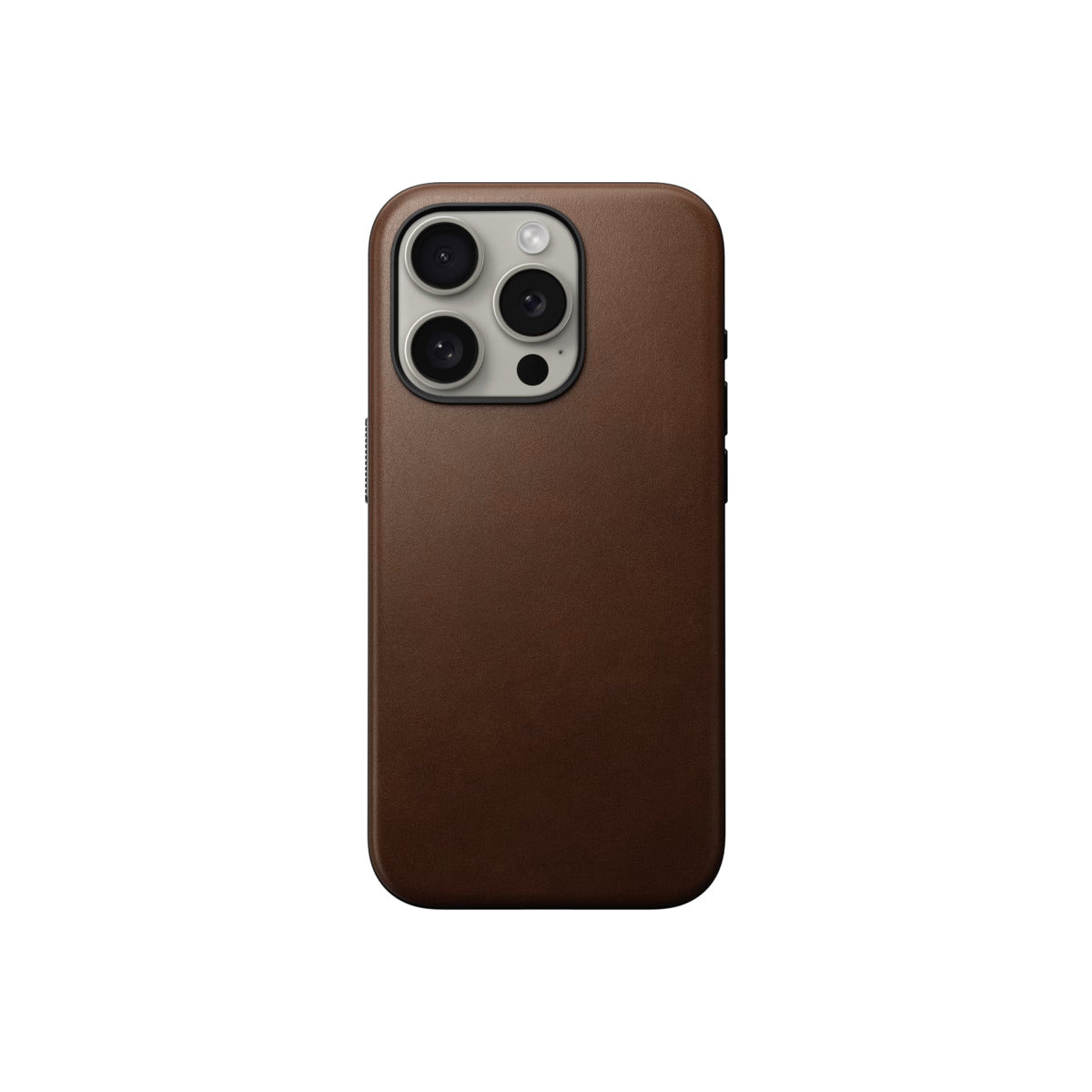 Husa de protectie Nomad Modern pentru iPhone 15 Pro, Piele, Maro - iSTYLE RO