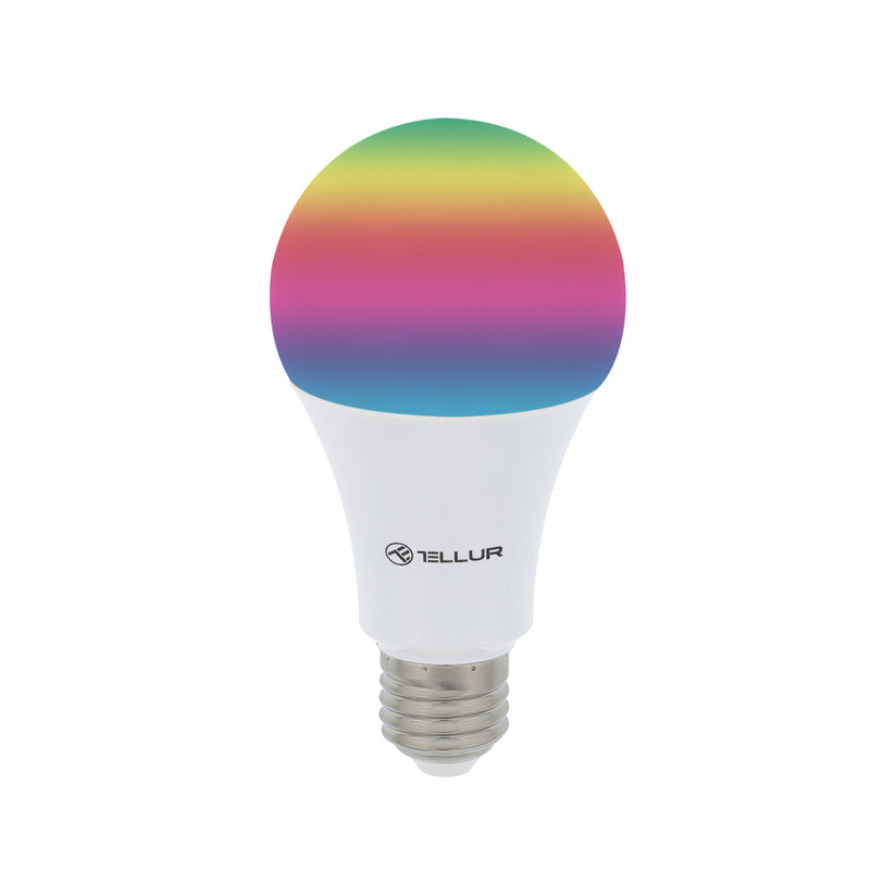 Bec LED Inteligent Wireless Tellur RGB, E27, 10W, 1000lm, lumina alba/calda/RGB, reglabil - iSTYLE RO
