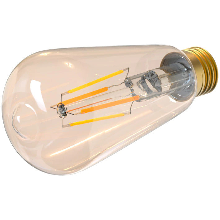 Bec WiFi Filament, E27, 6W, fumuriu, lumina alba/calda, reglabil - iSTYLE RO
