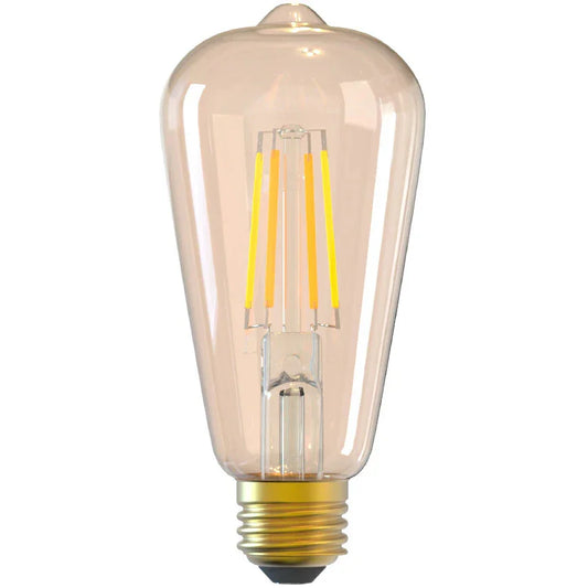 Bec WiFi Filament, E27, 6W, fumuriu, lumina alba/calda, reglabil - iSTYLE RO