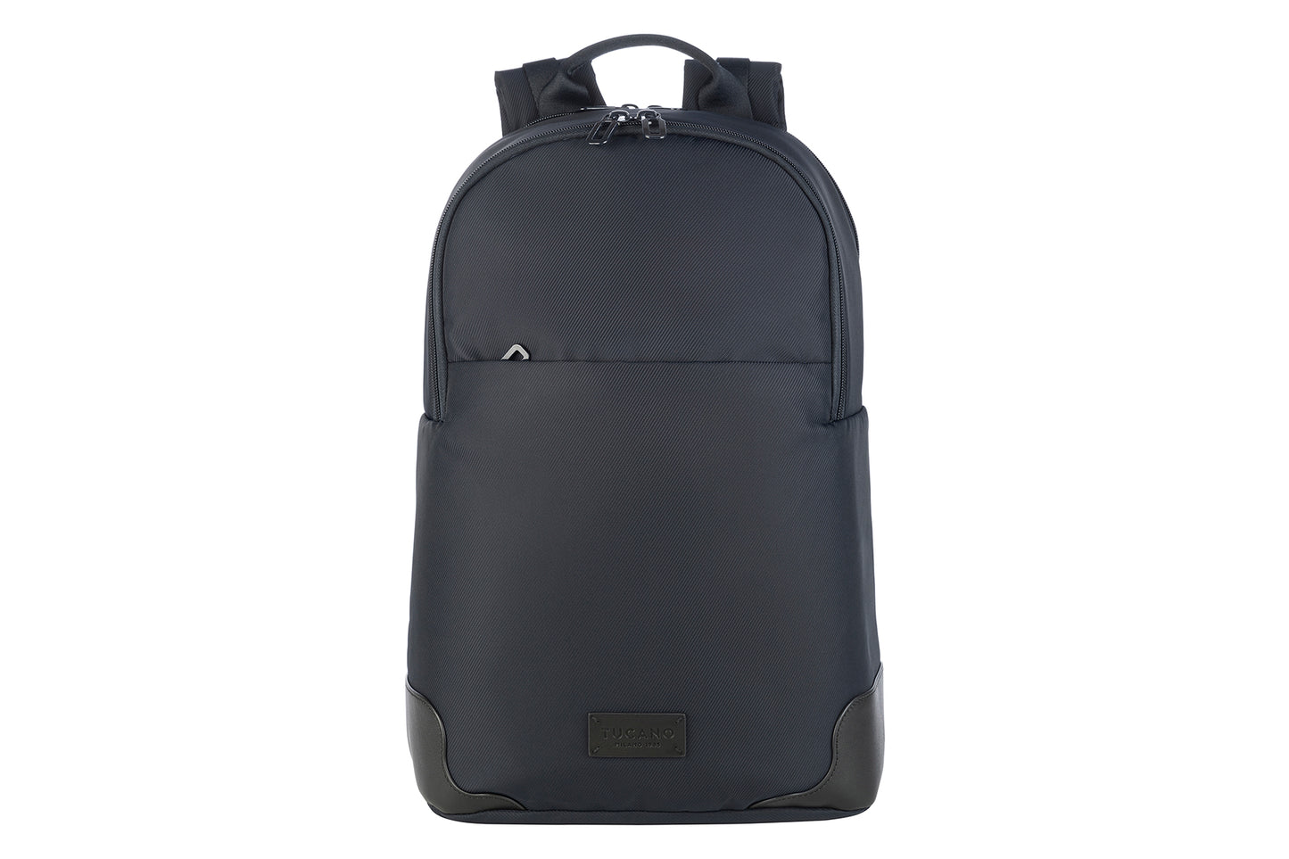 Rucsac Tucano cu elemente de piele, 16", Bleumarin/Negru - iSTYLE RO