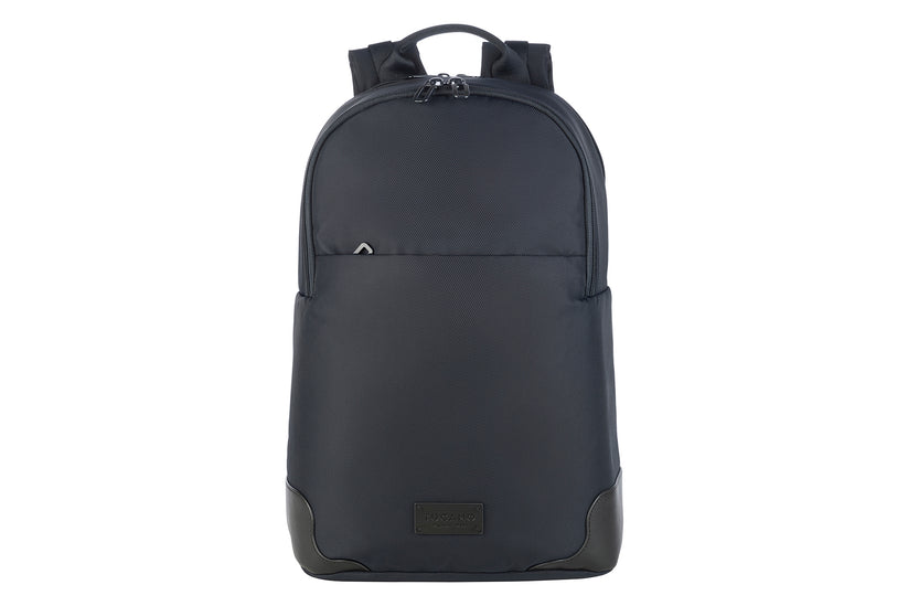 Rucsac Tucano cu elemente de piele, 16", Bleumarin/Negru - iSTYLE RO
