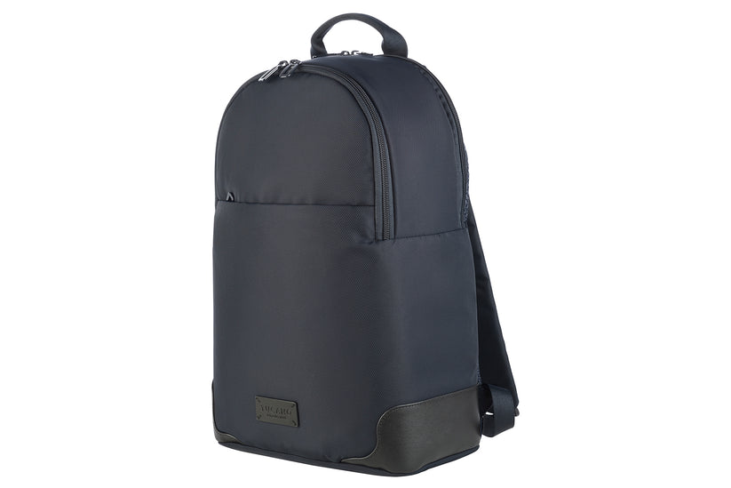 Rucsac Tucano cu elemente de piele, 16", Bleumarin/Negru - iSTYLE RO