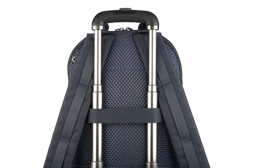 Rucsac Tucano cu elemente de piele, 16", Bleumarin/Negru - iSTYLE RO