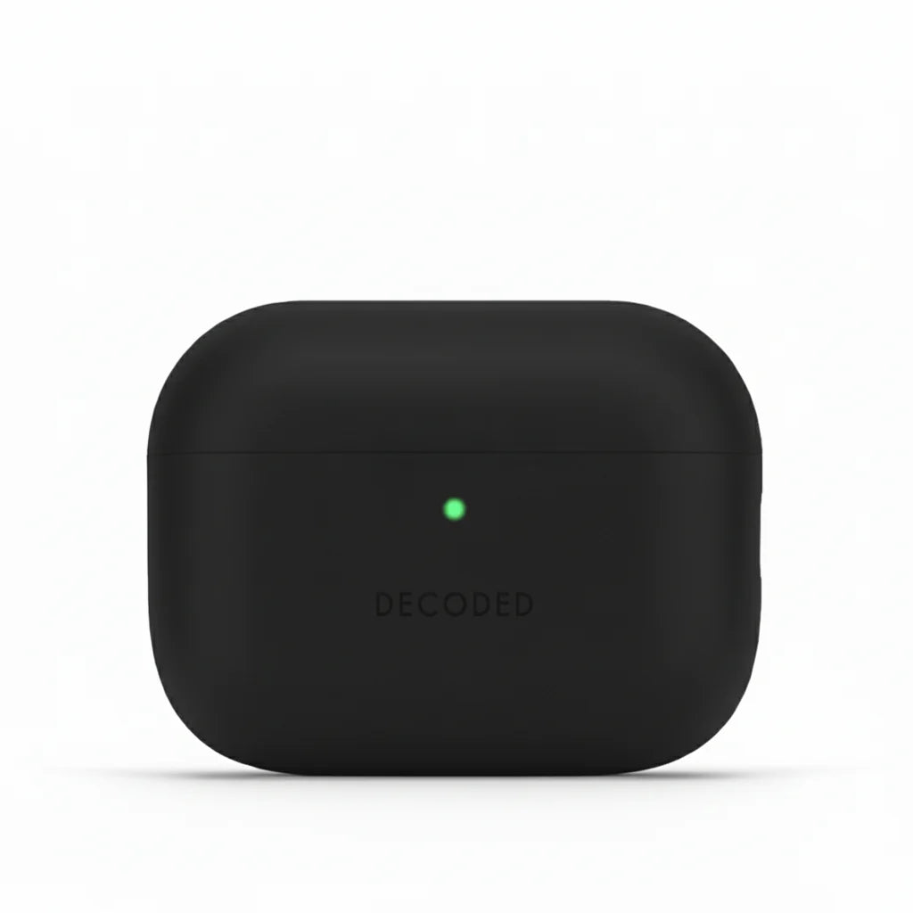 Husa de protectie DECODED pentru AirPods Pro 3, Silicon, Negru