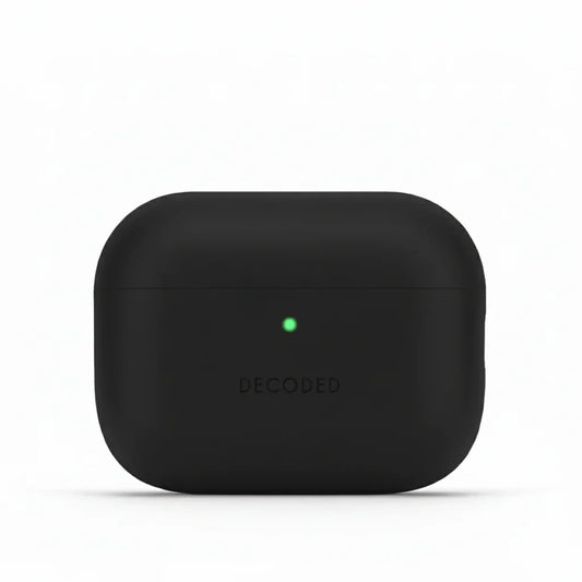 Husa de protectie DECODED pentru AirPods Pro 3, Silicon, Negru