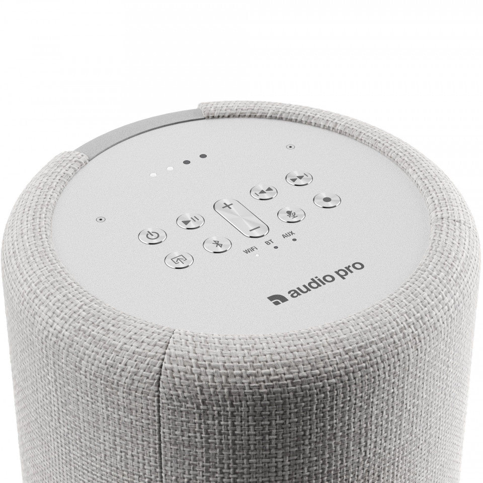Boxa portabila Audio Pro G10 AirPlay 2, Google Assistant & Cast & BT, Light Grey - iSTYLE RO