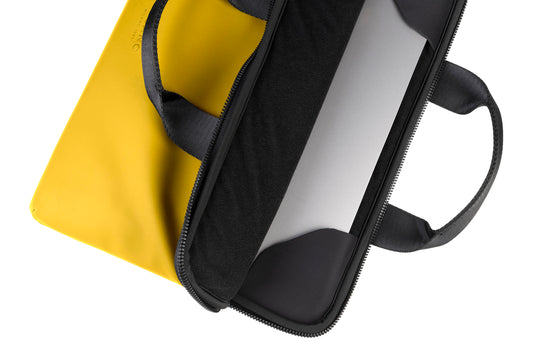 Geanta pentru laptop Tucano Gommo 13-14" Slim Brief, Galben - iSTYLE RO