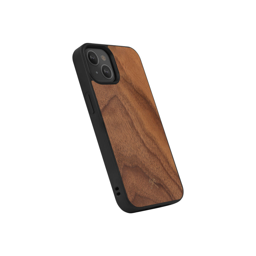 Husa de protectie Woodcessories cu MagSafe pentru iPhone 13, Walnut - iSTYLE RO