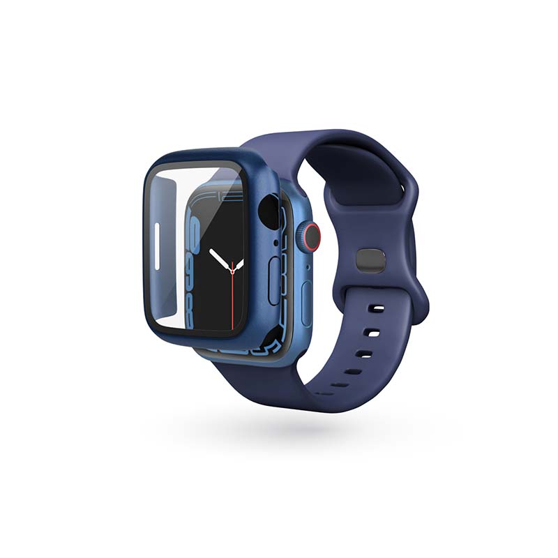 Husa de protectie Epico pentru Apple Watch 7 (45mm), Albastru - iSTYLE RO