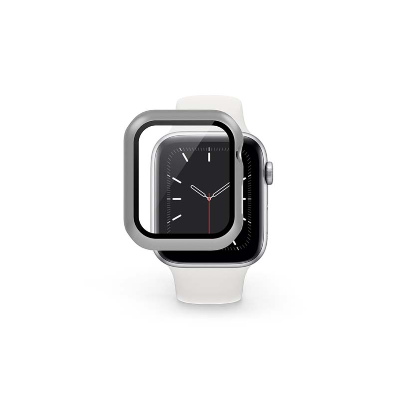 Husa de protectie Epico pentru Apple Watch 4/5/6/SE (44mm), Argintiu - iSTYLE RO