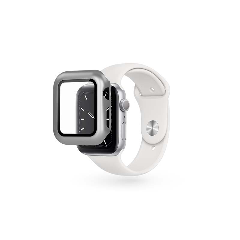 Husa de protectie Epico pentru Apple Watch 4/5/6/SE (44mm), Argintiu - iSTYLE RO