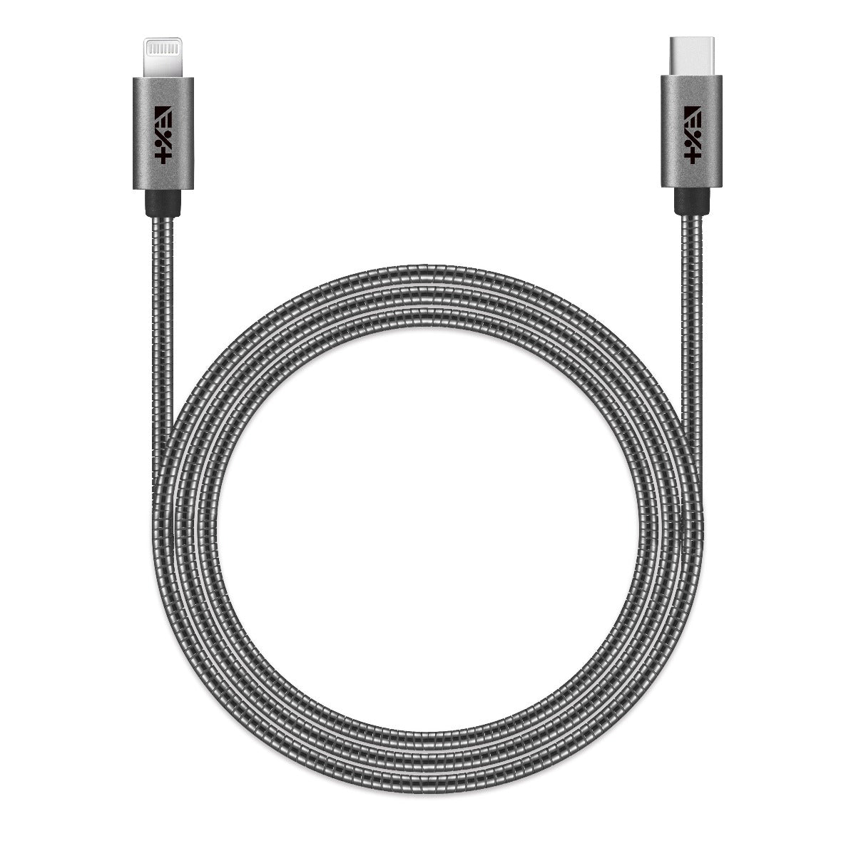 Cablu de date NEXT ONE USB-C - Lightning, Metalic, Space Grey (1,2m) - iSTYLE RO