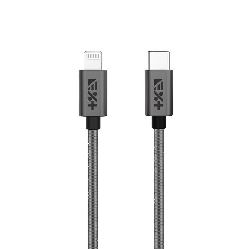 Cablu de date NEXT ONE USB-C - Lightning, Metalic, Space Grey (1,2m) - iSTYLE RO